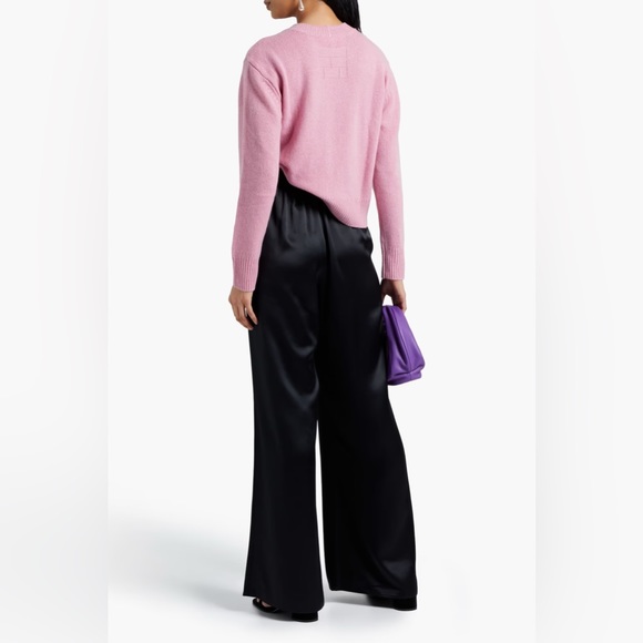 Frame Denim Wide Leg Satin Silky Pants - Picture 2 of 10